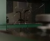 dark colors in the kitchen