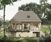 Projekt domu letniskowego w Gorcach  