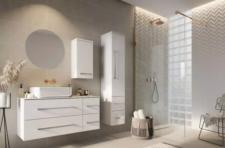 With monochrome styling, play with texture