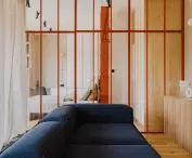 the leitmotif of the interior is the color orange