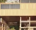 The facility consists of a vacant first floor with entrance pavilions