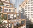 Each resident has access to green terraces