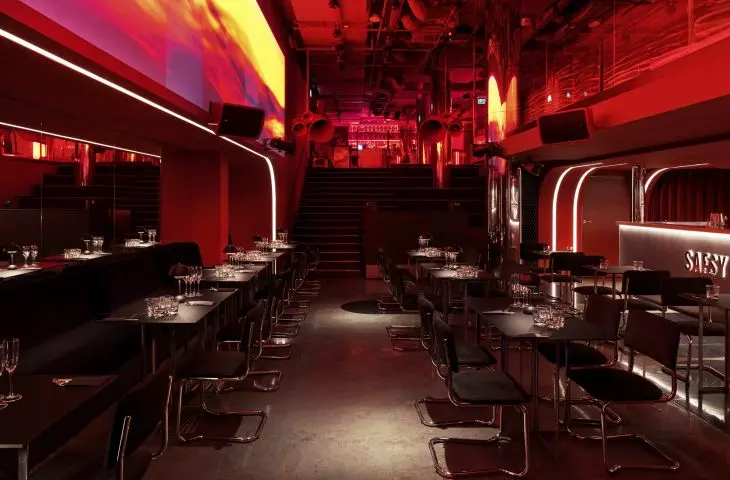 By day a restaurant and by night a dance club