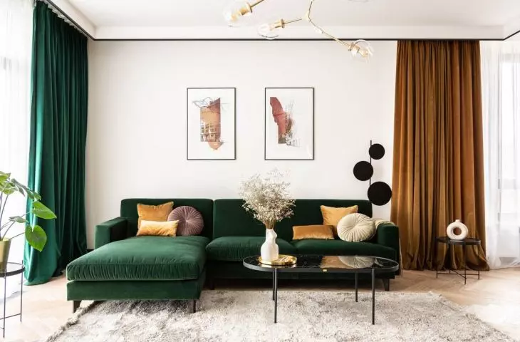 For a small living room, multifunctional sofas will be ideal