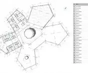 Art therapy center design, floor plan