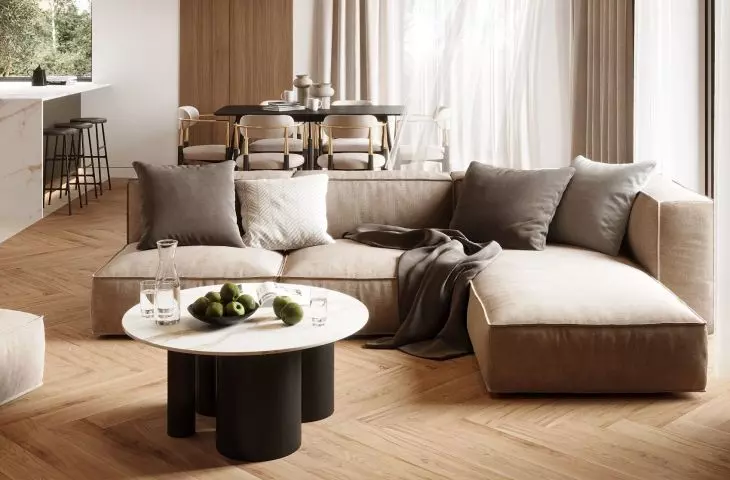 In the interior, the original lamps catch the eye