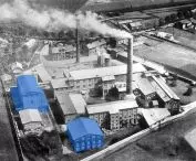 Cement plant buildings developed by the author