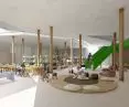 Projekt centrum społecznego w Vancouver, wnętrze skryte pod ziemią