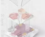 Projekt centrum społecznego w Vancouver, aksonometria