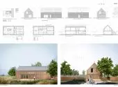 Projekt domu neutralnego klimatycznie, inspirowanego tradycyjną architekturą województwa mazowieckiego