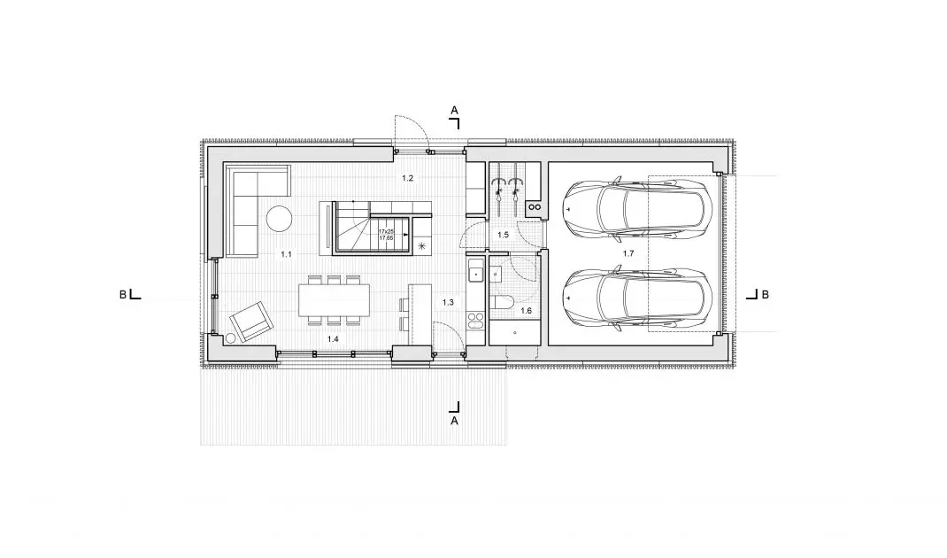 Design of an atmospherically neutral house inspired by the traditional architecture of the Mazovian province