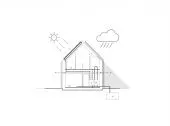 Projekt domu neutralnego klimatycznie, inspirowanego tradycyjną architekturą województwa mazowieckiego