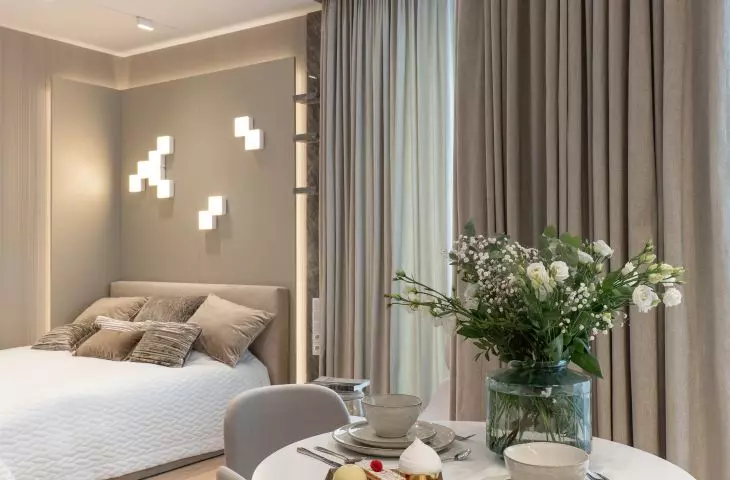 Dining room and bedroom
