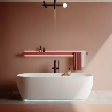 Bathtub with illumination