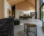 Wood is an essential element of the interior