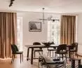 The apartment is maintained in mid-century style