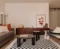 The living area is conducive to relaxation