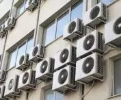 elevation with outdoor split air conditioning units