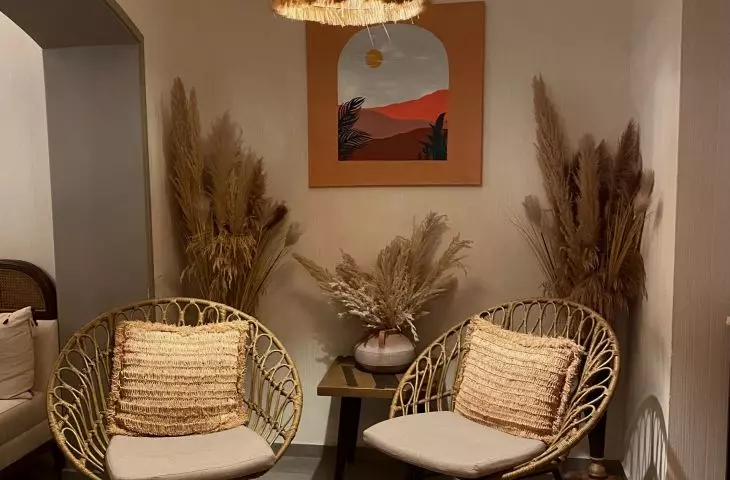 Lampa w stylu boho