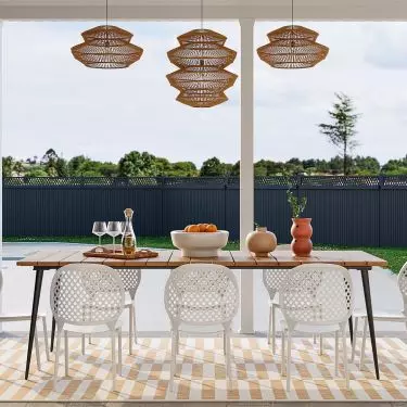 Boho style lamps