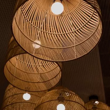 Boho style lamps