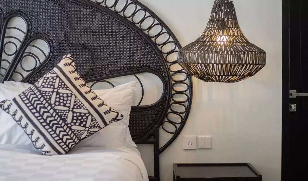 Boho style lamp