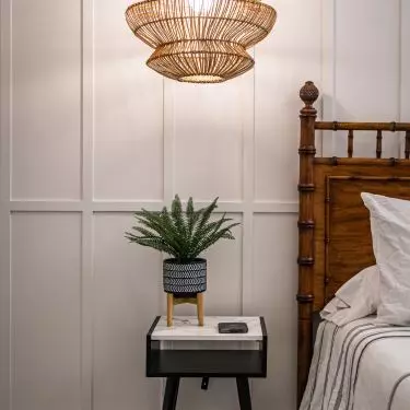 Lampa w stylu boho