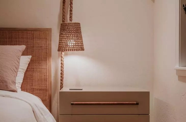 Lampa w stylu boho