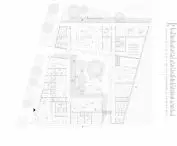 Community HUB project, first floor plan