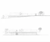 Community HUB project, elevations
