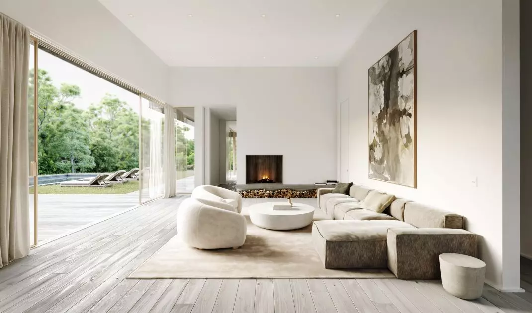 Projekt domu jednorodzinnego w Hamptons