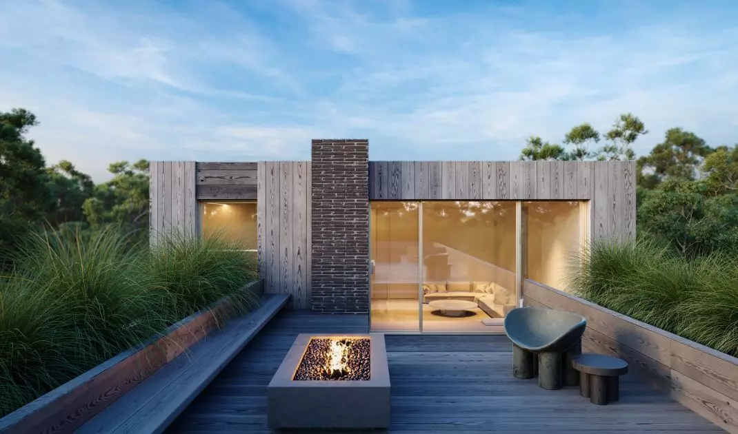 Design of a single-family home in the Hamptons