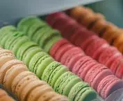 the main element of the confectionery is colorful products