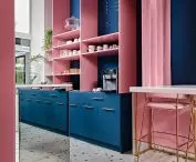 interior of a small pastry shop in Szczecin 