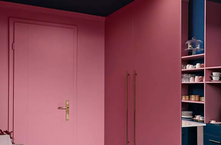 pink and navy