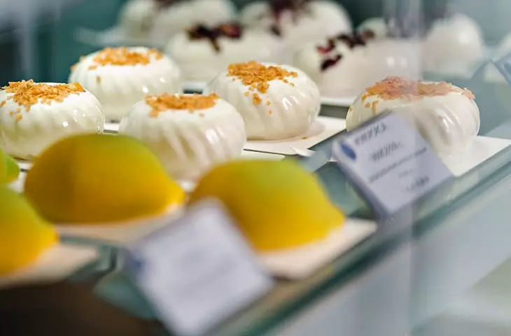 desserts at MUSS pastry shop