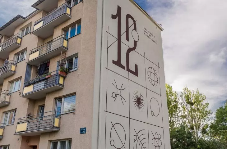 Nowe murale na blokach przy ulicy Bohaterów Starówki Warszawskiej