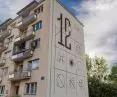 New murals on blocks on Bohaterów Starówki Warszawska street