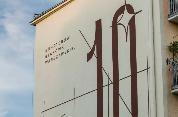 Nowe murale na blokach przy ulicy Bohaterów Starówki Warszawskiej