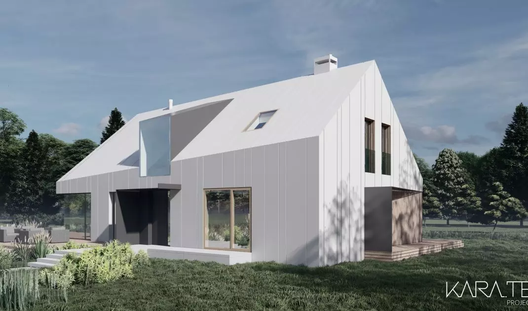 Projekt domu na Kaszubach