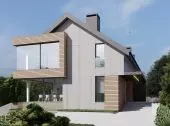 Design of a villa on Lake Roznowskie