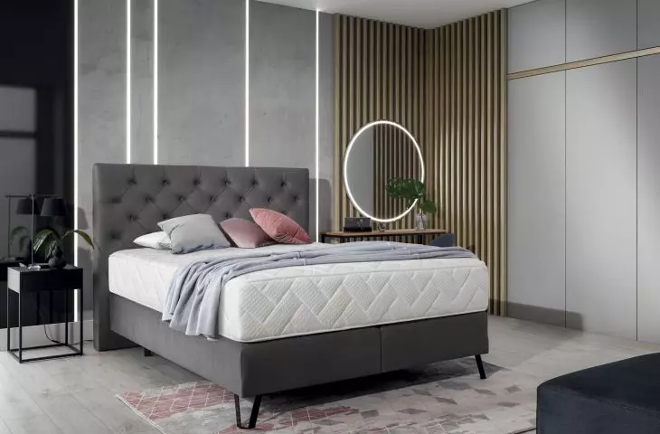 łóżko z materacem Cortina