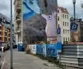 mural at the intersection of Poznańska and Wąska Streets 
