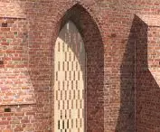 Modern wood stained glass windows