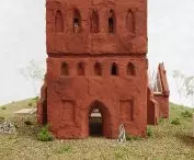 Revitalization of the ruins of the church in Steblewo, mock-up