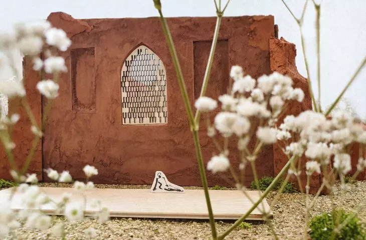 Revitalization of the ruins of the church in Steblewo, mock-up