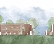 Revitalization of the church ruins in Steblewo, cross section