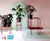 Tondo and Milo flowerbeds and Doppi console  