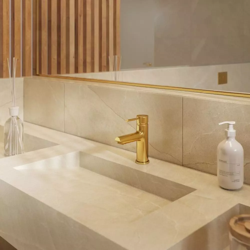 Golden bathroom