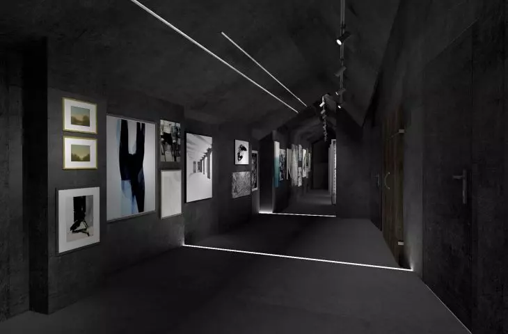 Projekt wnętrz kawiarni Jazzclub w Bielsku-Białej